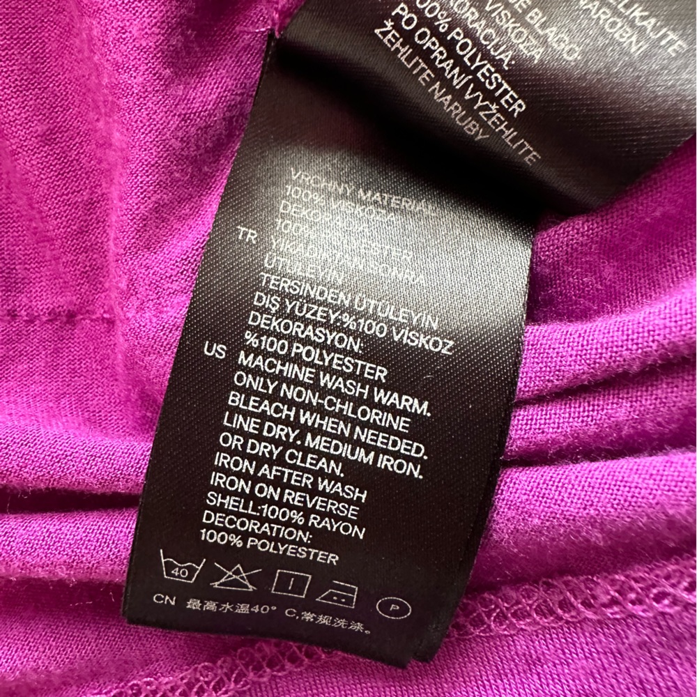 H&M Purple Ruffle Tank - Small - Picture 4 of 6